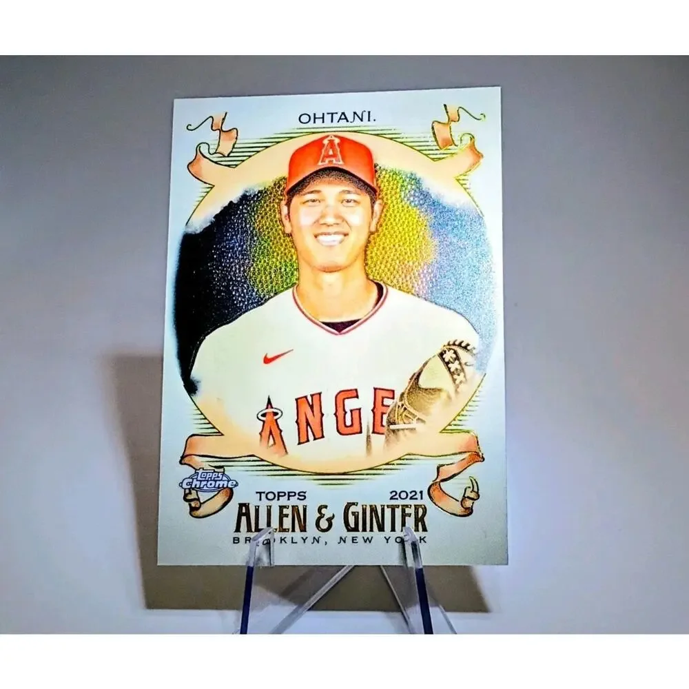 Shohei Ohtani #25 Topps Chrome Allen & Ginter 2021 Los Angeles Angels - Picture 3 of 9